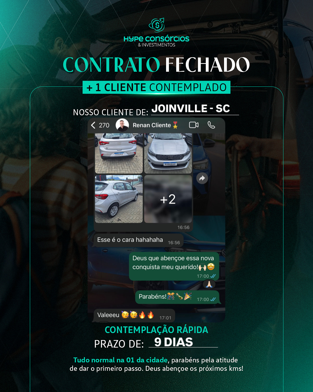 Cliente contemplado 3